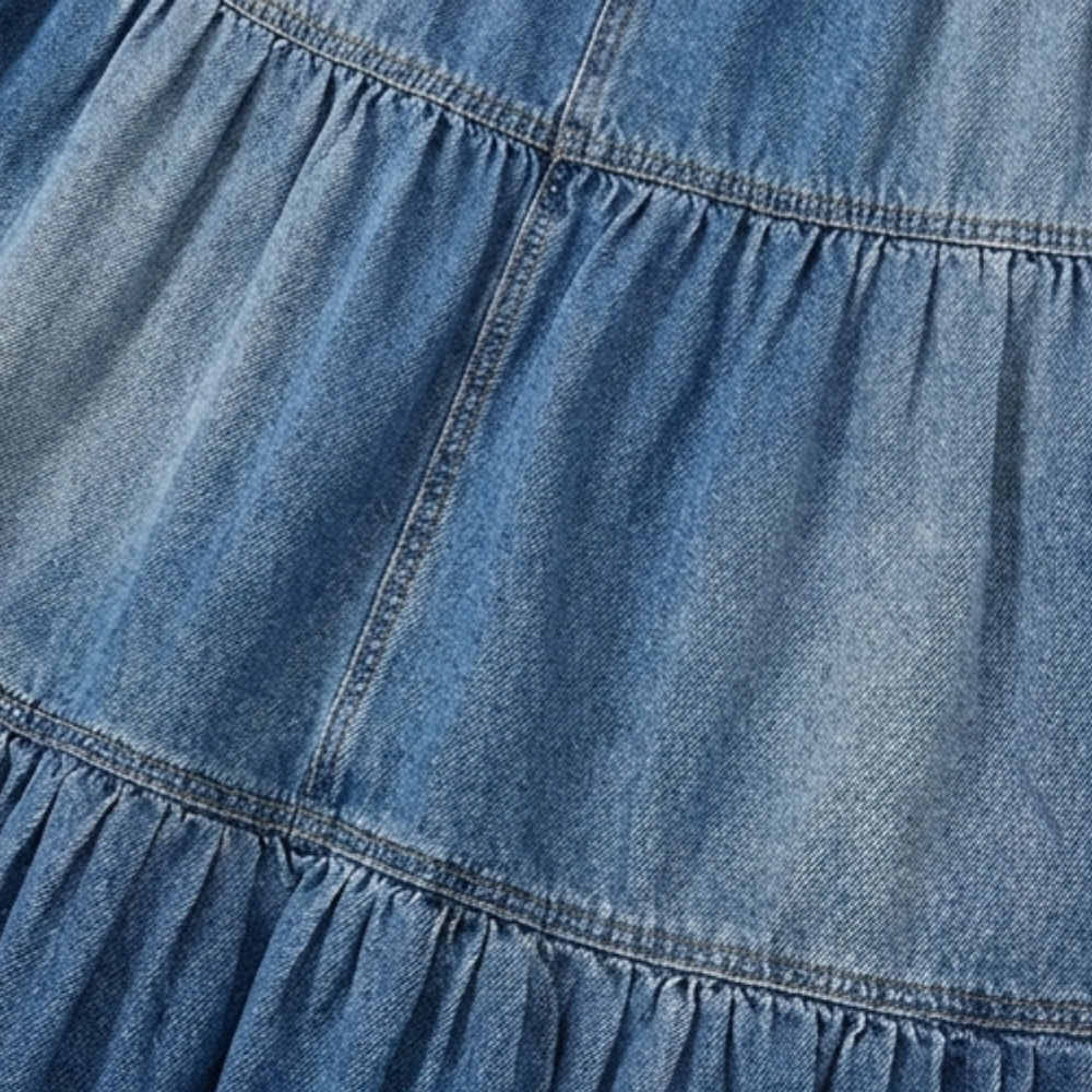 Soléra – Soft Button-Front Maxi Skirt