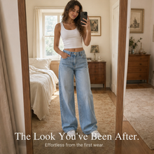 Lunavia – Women's Vintage Relaxed-Fit Wide-Leg Jeans