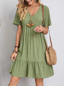 Summer Dress Women Julietta – Loose Dress with V-Neck & Airy Comfort for Hot Days