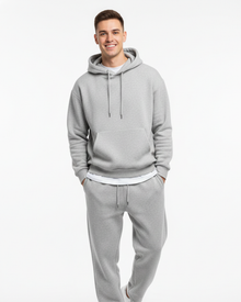 Kai Men's Jogging Set – Plain Sweatshirt & Comfortable Pants, Relaxed Fit