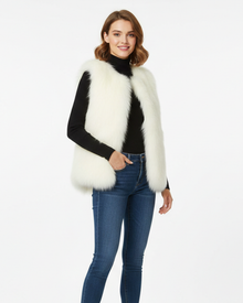 Kennedy Women's Sleeveless Jacket – Textured Effect, Comfortable Fit & Winter Layering