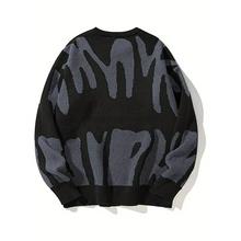 Monica Pull Woman – Graphic Black & White, Abstract Pattern in Modern Style