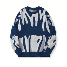 Monica Pull Woman – Graphic Black & White, Abstract Pattern in Modern Style