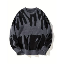 Monica Pull Woman – Graphic Black & White, Abstract Pattern in Modern Style
