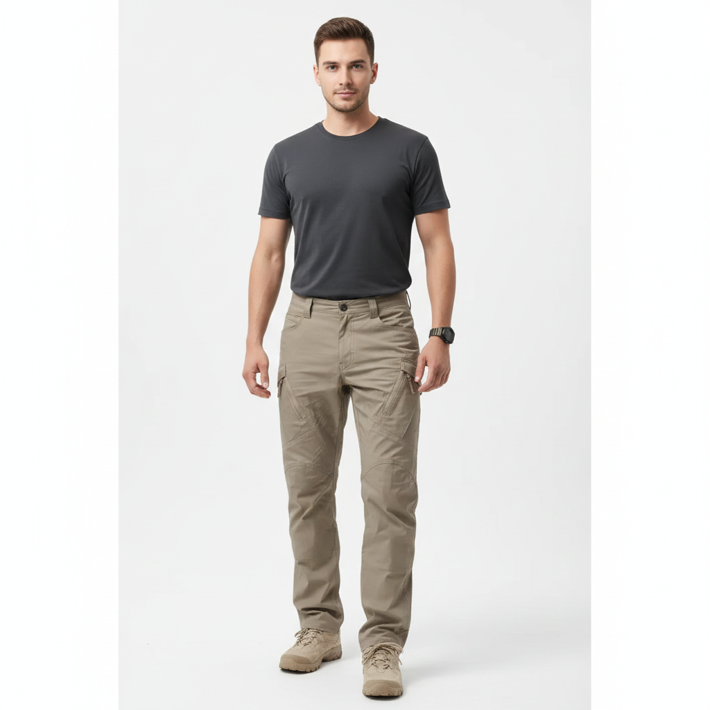 Kurt Men's Cargo Pants – Durable Tactical Pants with Multiple Pockets & Comfort