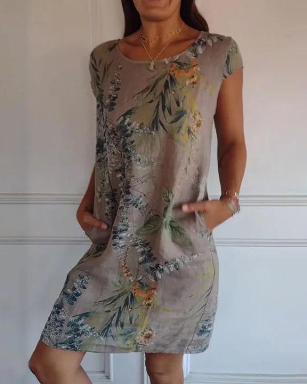 Azalea Robe Woman Summer – Light & Flattering in Cotton-Linen for Leisure & Travel