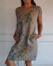 Azalea Robe Woman Summer – Light & Flattering in Cotton-Linen for Leisure & Travel