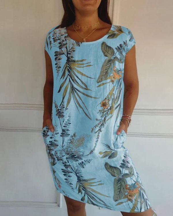 Azalea Robe Woman Summer – Light & Flattering in Cotton-Linen for Leisure & Travel
