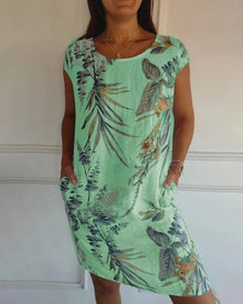 Azalea Robe Woman Summer – Light & Flattering in Cotton-Linen for Leisure & Travel