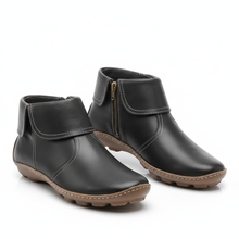Leila Women's Boots – Waterproof Soft Leather Ankle Boots with Non-Slip Sole