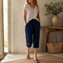Lunava – Lace-Side Capri Pants for Women