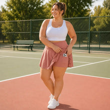 Movella – Plus Size Tennis Skort with Built-in Shorts and Pockets