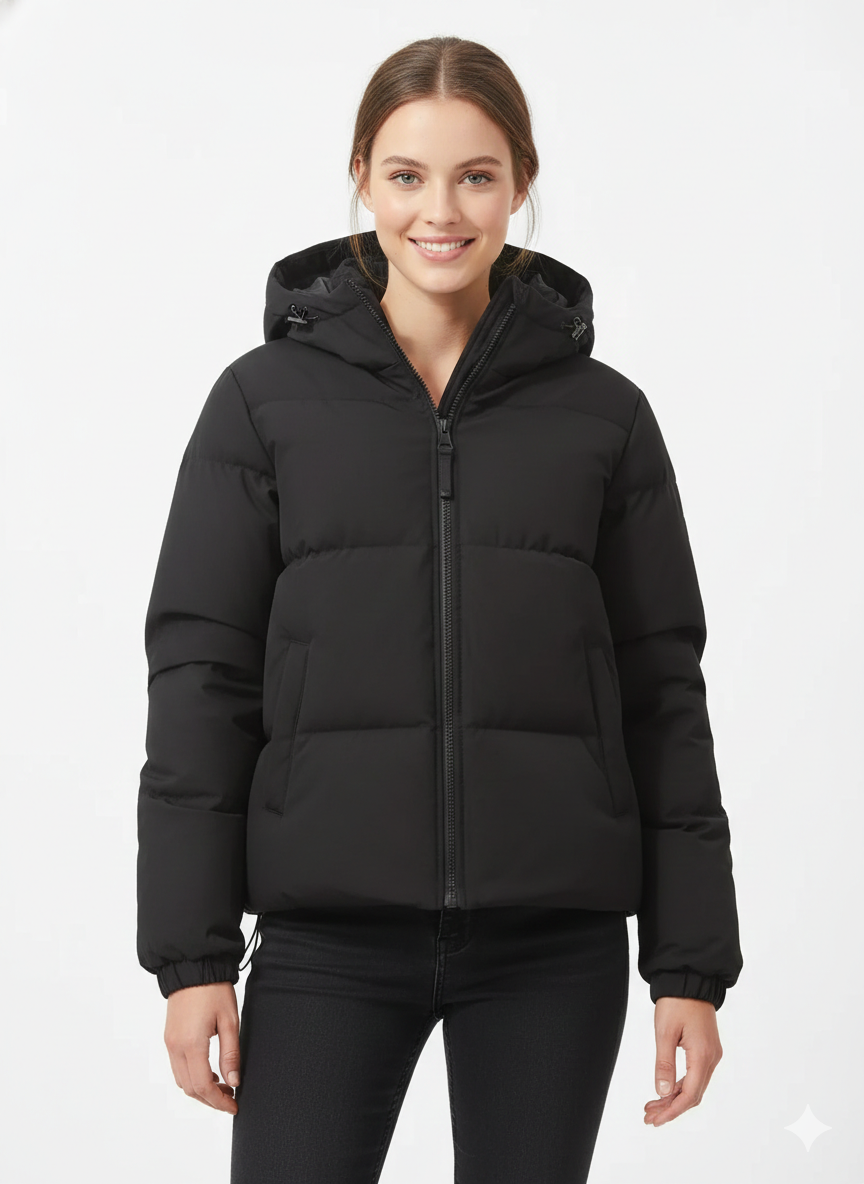 Lilah Women's Lightweight Hooded Down Jacket – Elegant Fit & Modern Warmth
