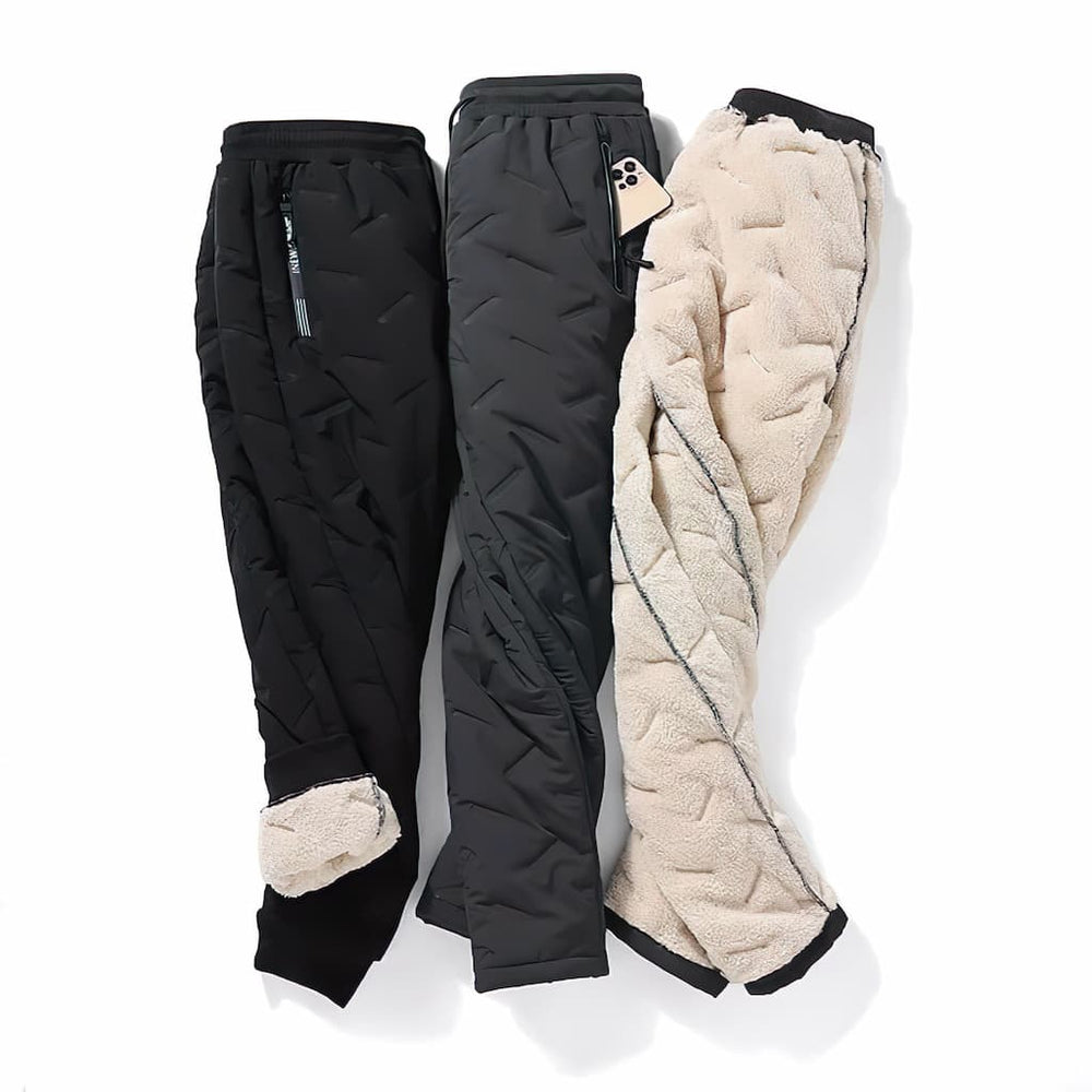 Leila Women's Thermal Pants – Waterproof Winter Jogging in Soft Fleece with Pockets
