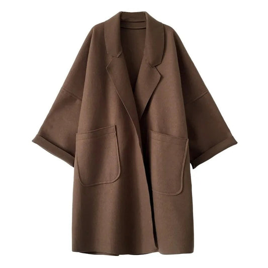 Valeria Montague | Wool Blend Trench Coat For Women