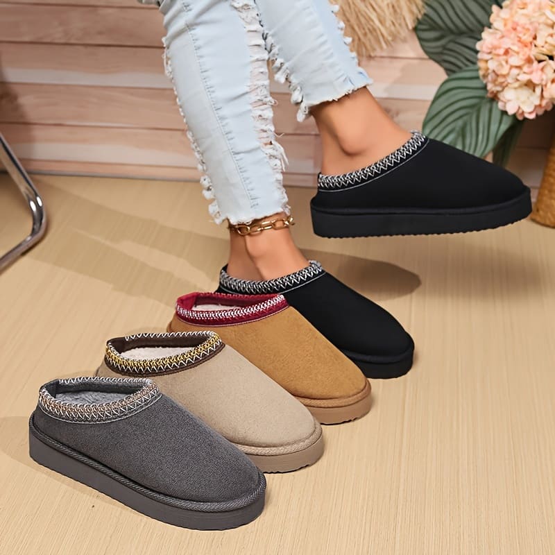 August Women's Indoor Shoes – Cozy Comfort, Breathable Design & Non-Slip Sole
