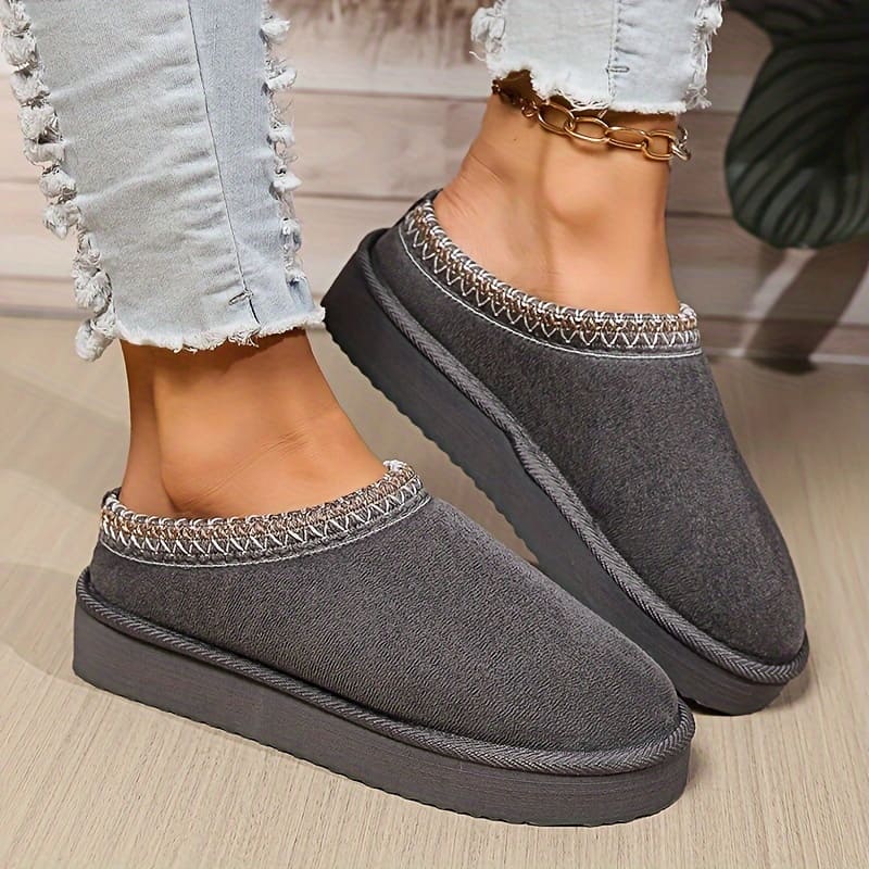 August Women's Indoor Shoes – Cozy Comfort, Breathable Design & Non-Slip Sole
