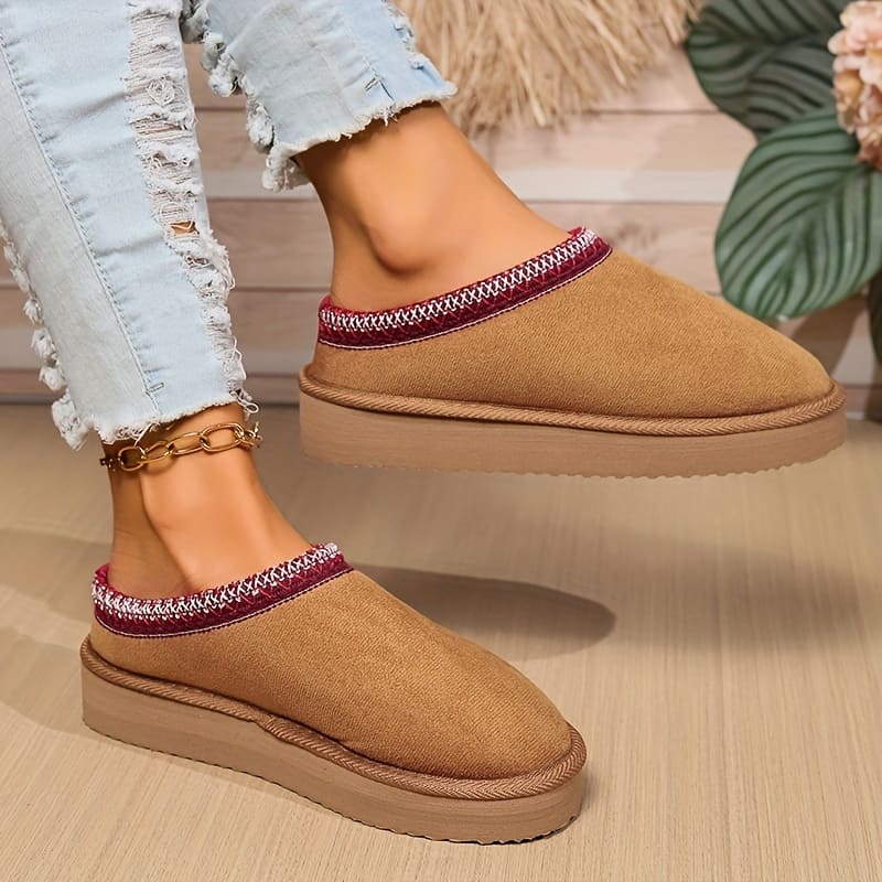 August Women's Indoor Shoes – Cozy Comfort, Breathable Design & Non-Slip Sole