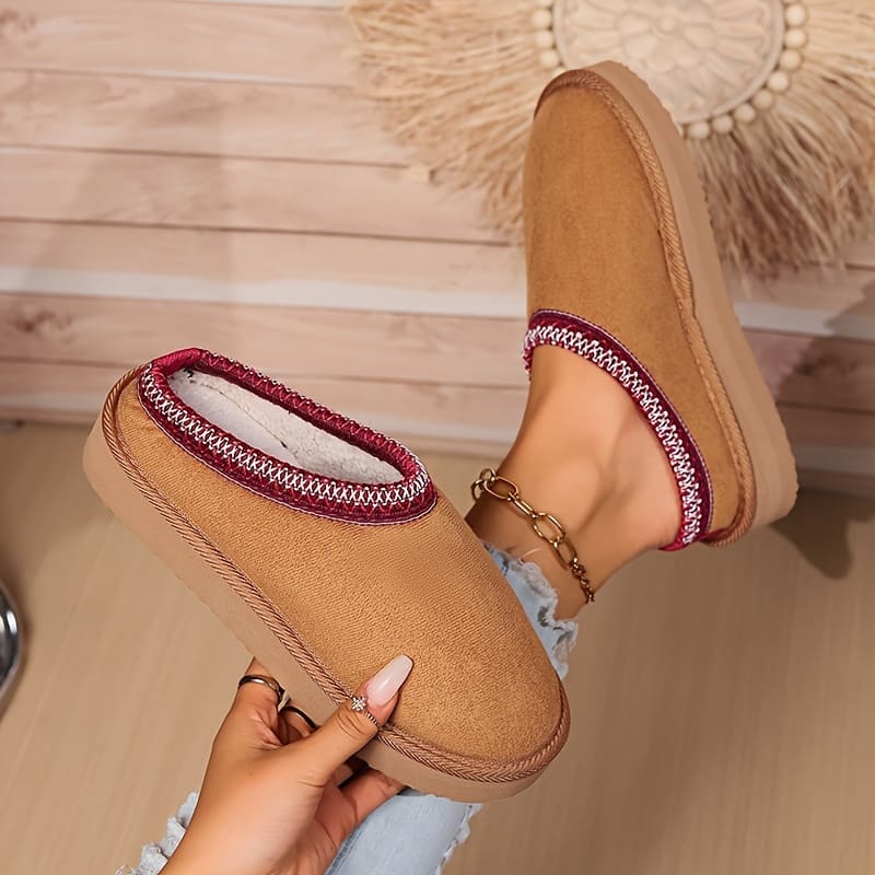 August Women's Indoor Shoes – Cozy Comfort, Breathable Design & Non-Slip Sole