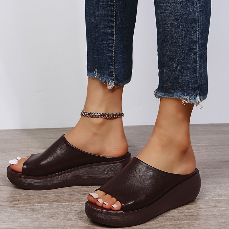 Eliana Sandals Women – Comfortable Wedges with Open Toe & Breathable Summer Design