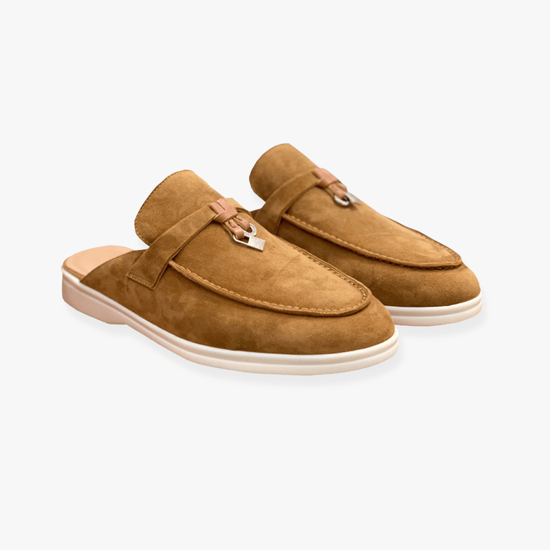 Emary Mules Woman – Slip-on Mules with Buckle Detail & Chic Comfort Without Heel