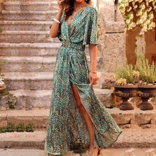 Robe Longue Femme Ronja – Elegant Wrap Dress with Flattering Cut & Light Summer Design
