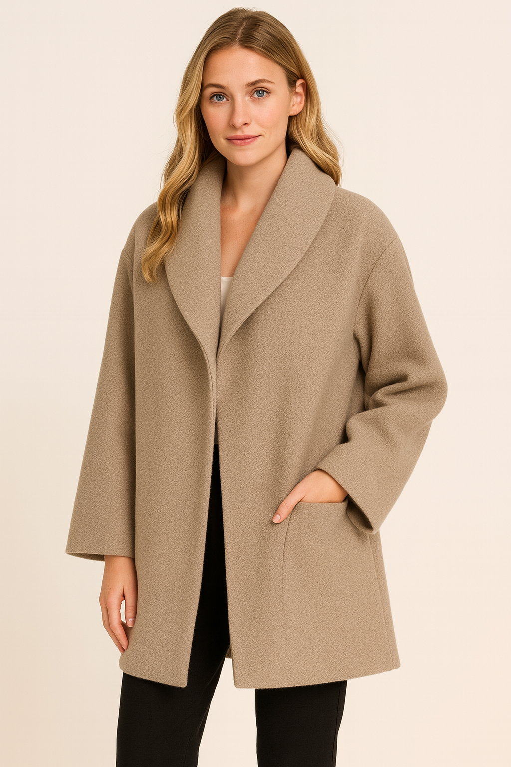 Melany Women's Trenchcoat – Warm Long Coat with Classic Style and Elegant Cut
