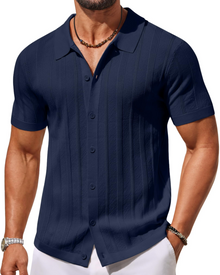 Alex Polo Men’s – Short Sleeve Knit Shirt, Casual & Breathable Summer Style