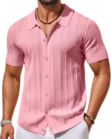 Alex Polo Men’s – Short Sleeve Knit Shirt, Casual & Breathable Summer Style