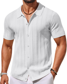Alex Polo Men’s – Short Sleeve Knit Shirt, Casual & Breathable Summer Style