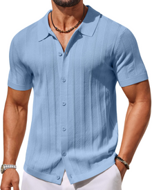 Alex Polo Men’s – Short Sleeve Knit Shirt, Casual & Breathable Summer Style