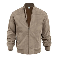 Luca Bianchi | Premium Suede-Touch Bomber Jacket For Men