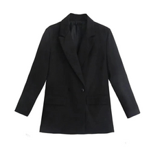 Amalia Blazer Oversize Femme – Elegant Double-Breasted Coat in High-Quality Fabric