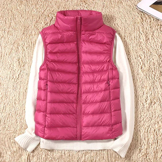 Lara Sleeveless Down Jacket – Light, Warm and Ideal for Mid-Season