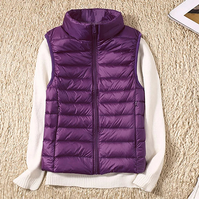 Lara Sleeveless Down Jacket – Light, Warm and Ideal for Mid-Season