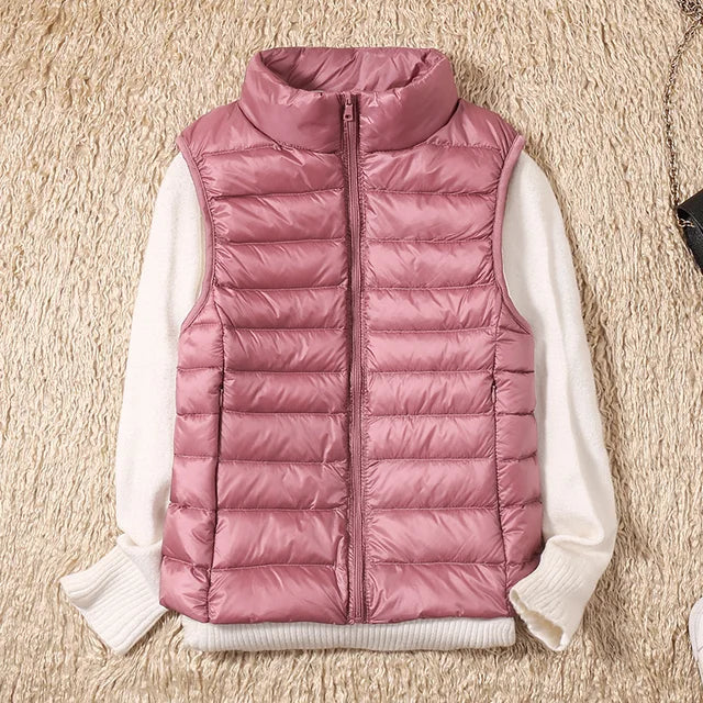 Lara Sleeveless Down Jacket – Light, Warm and Ideal for Mid-Season