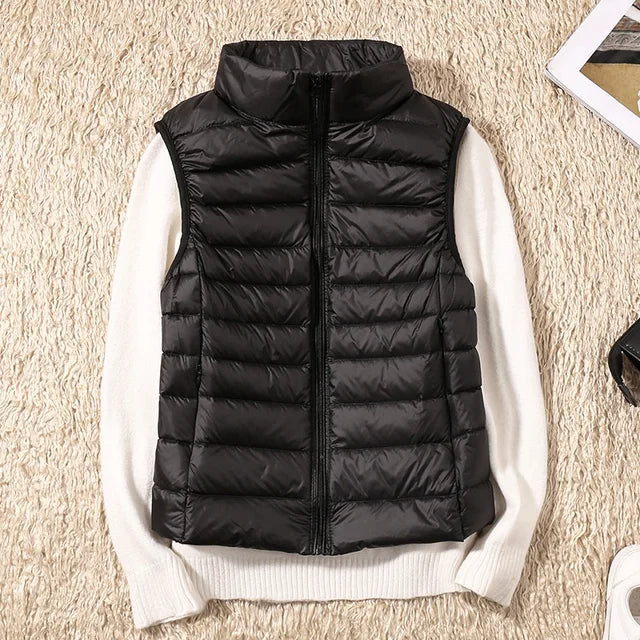Lara Sleeveless Down Jacket – Light, Warm and Ideal for Mid-Season