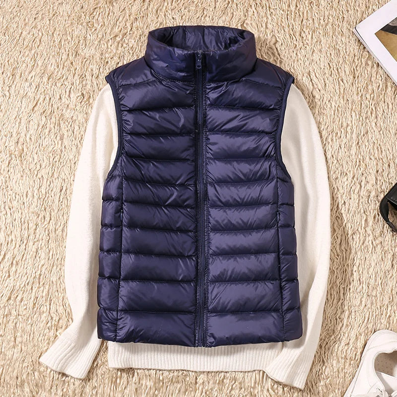 Lara Sleeveless Down Jacket – Light, Warm and Ideal for Mid-Season