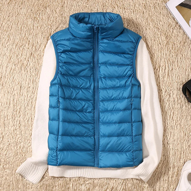 Lara Sleeveless Down Jacket – Light, Warm and Ideal for Mid-Season