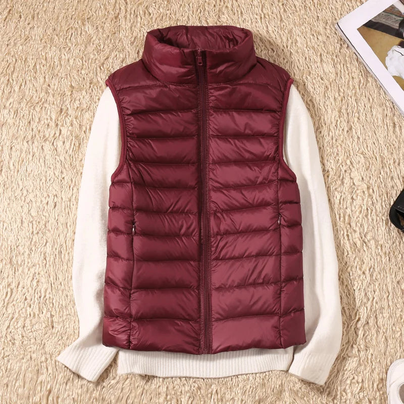 Lara Sleeveless Down Jacket – Light, Warm and Ideal for Mid-Season