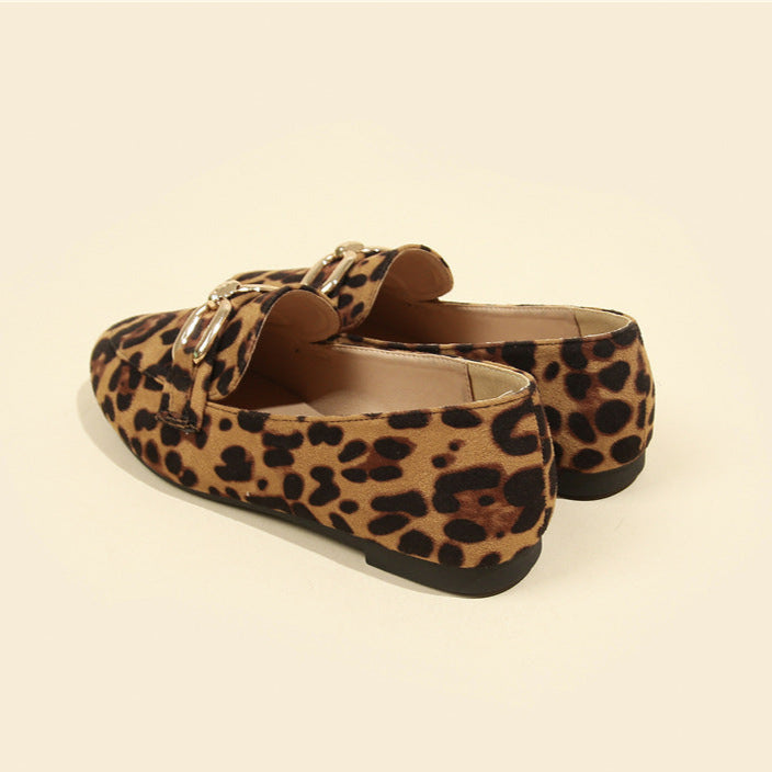 Noelle Moccasins Women – Elegant Leopard Shoes with Comfortable Sole & Versatile Style