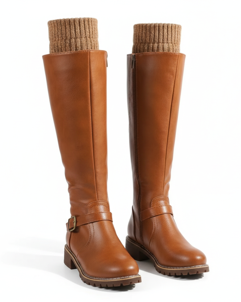Nyla Leather Boots for Women – Daily Comfort & Timeless Grace