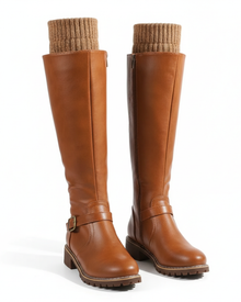 Nyla Leather Boots for Women – Daily Comfort & Timeless Grace