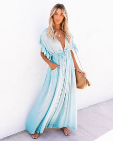 Summer Long Dress Women Adalise – Light and Flowing Design for Warm Elegant and Comfortable Days