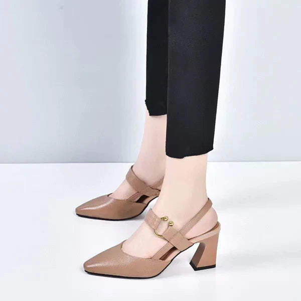 Cleo Sandals Women Open – Thick Heel Comfortable Stable & Elegant Airy Design