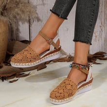 Bailey Espadrilles Woman – Bohemian Summer Shoes with Crocheted Detail & Natural Look