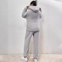 Lillie Women's Set – Soft Fleece Indoor Outfit with Hoodie & Comfortable Jogging Pants