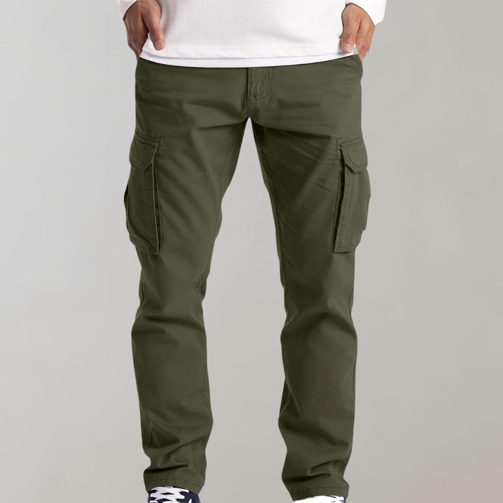 Francis Pantalon Cargo Homme – Relaxed Fit with Multiple Pockets & Reinforced Seams