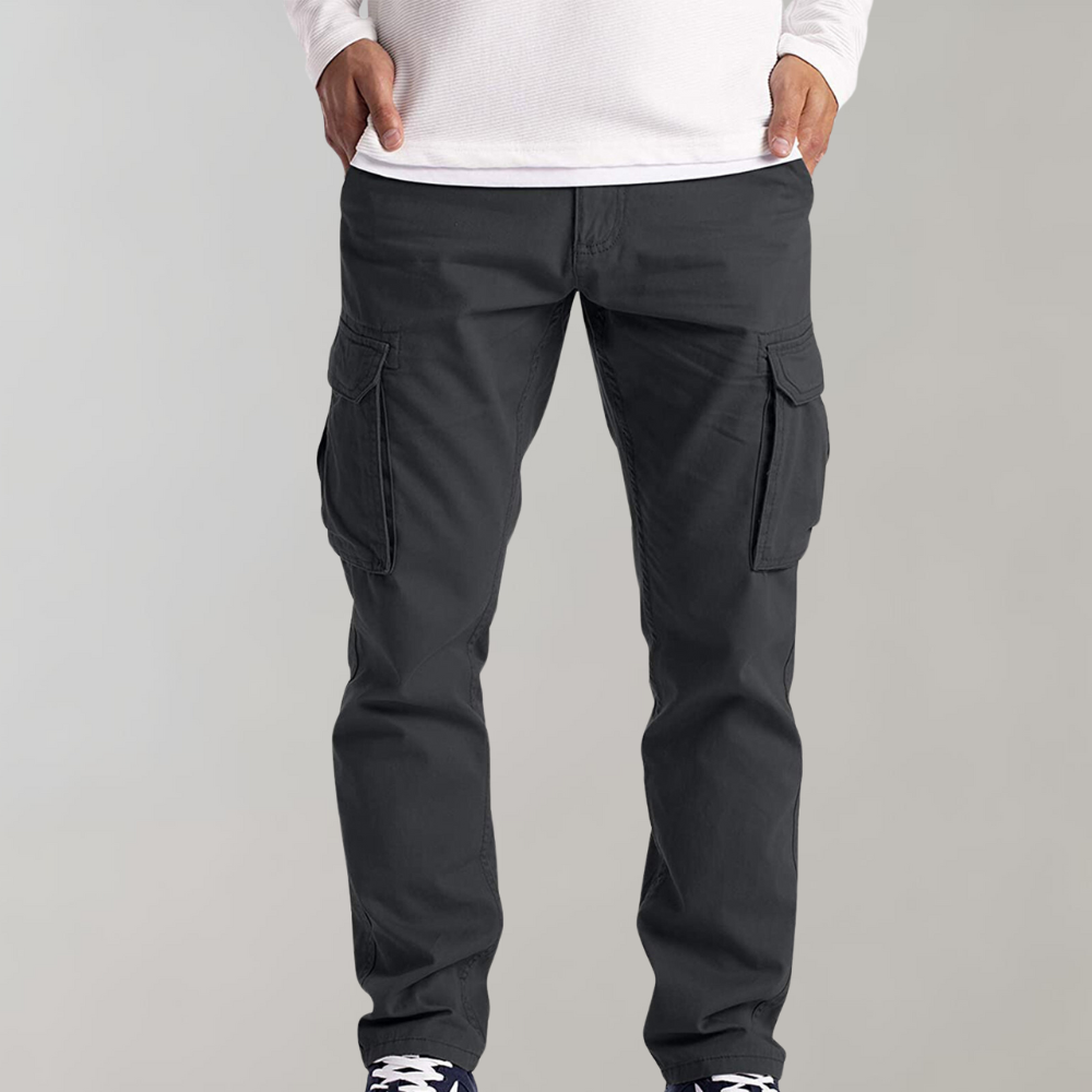 Francis Pantalon Cargo Homme – Relaxed Fit with Multiple Pockets & Reinforced Seams
