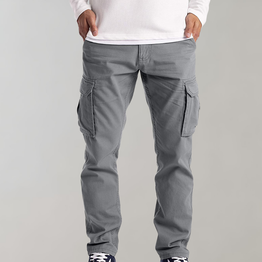 Francis Pantalon Cargo Homme – Relaxed Fit with Multiple Pockets & Reinforced Seams